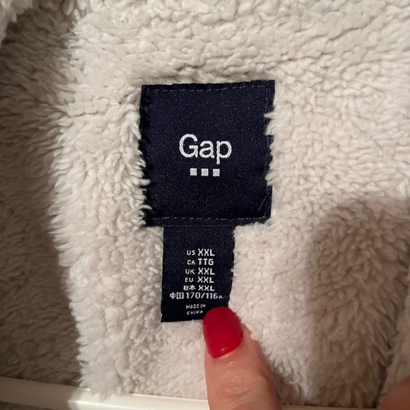 GAP Tan Soft Suede Vest - Picture 3 of 5